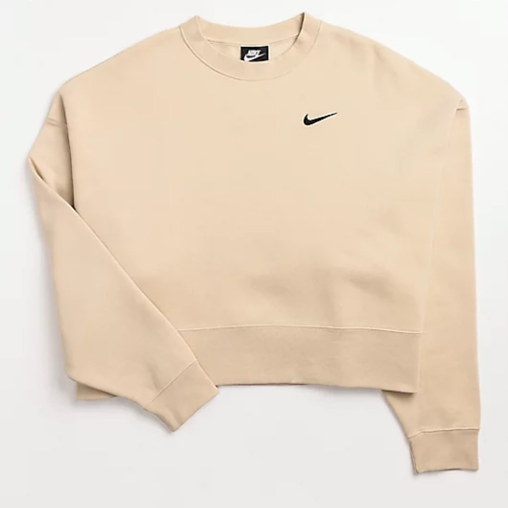 Nike cropped sweatshirt, size XL. Great condition, minor stain.